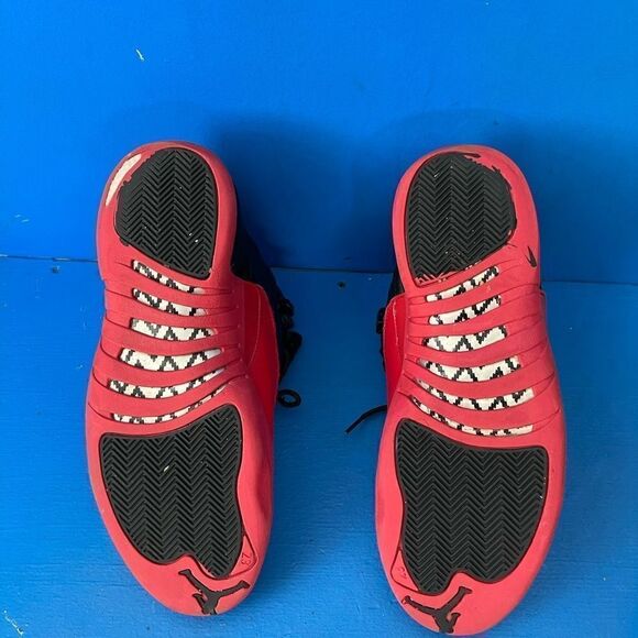 Air Jordan 12 OG XII Flu Game Black Red 1997 130690-061 Size 9.5 - Picture 4 of 8